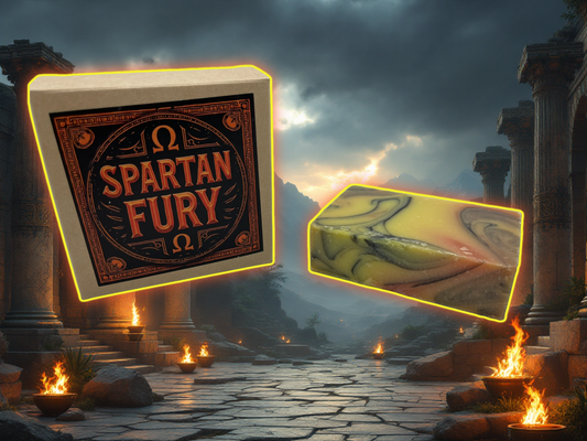 Spartan Fury – Bold Spice Soap for Warriors by Figaro Forge