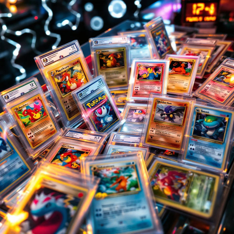 Trading Cards, Singles & Mystery Bundles - Find graded Pokémon cards, booster packs, singles, and mystery bundles. Authentic trading cards for collectors and players.
