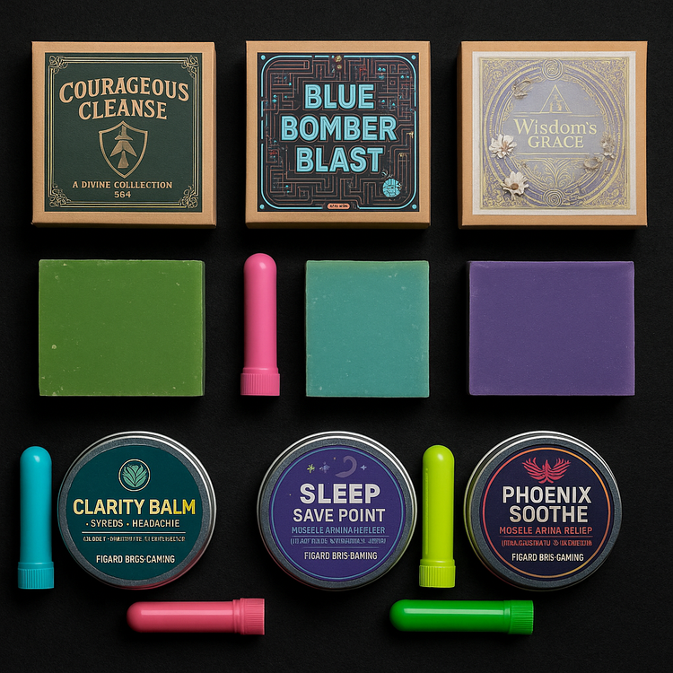 Gamer-Inspired Soaps, Shower Steamers & Aromatherapy | Respawn Collection Meta Description (SEO): All-natural soaps, shower steamers, roll-ons, and vapo-inhalers handcrafted for gamers. Refresh, recharge, and respawn IRL.