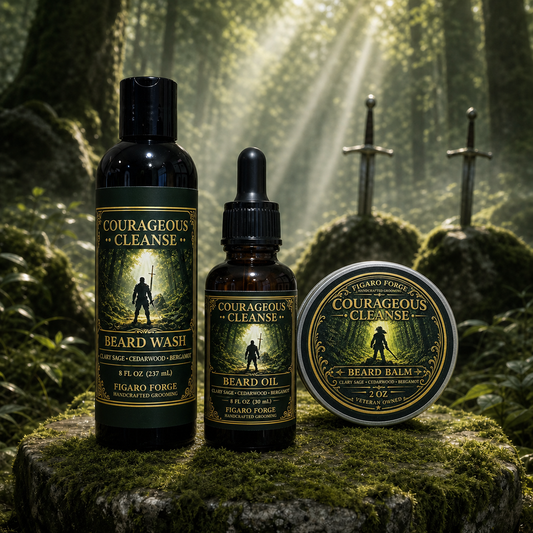 Courageous Cleanse Heavy Beard Reset bundle