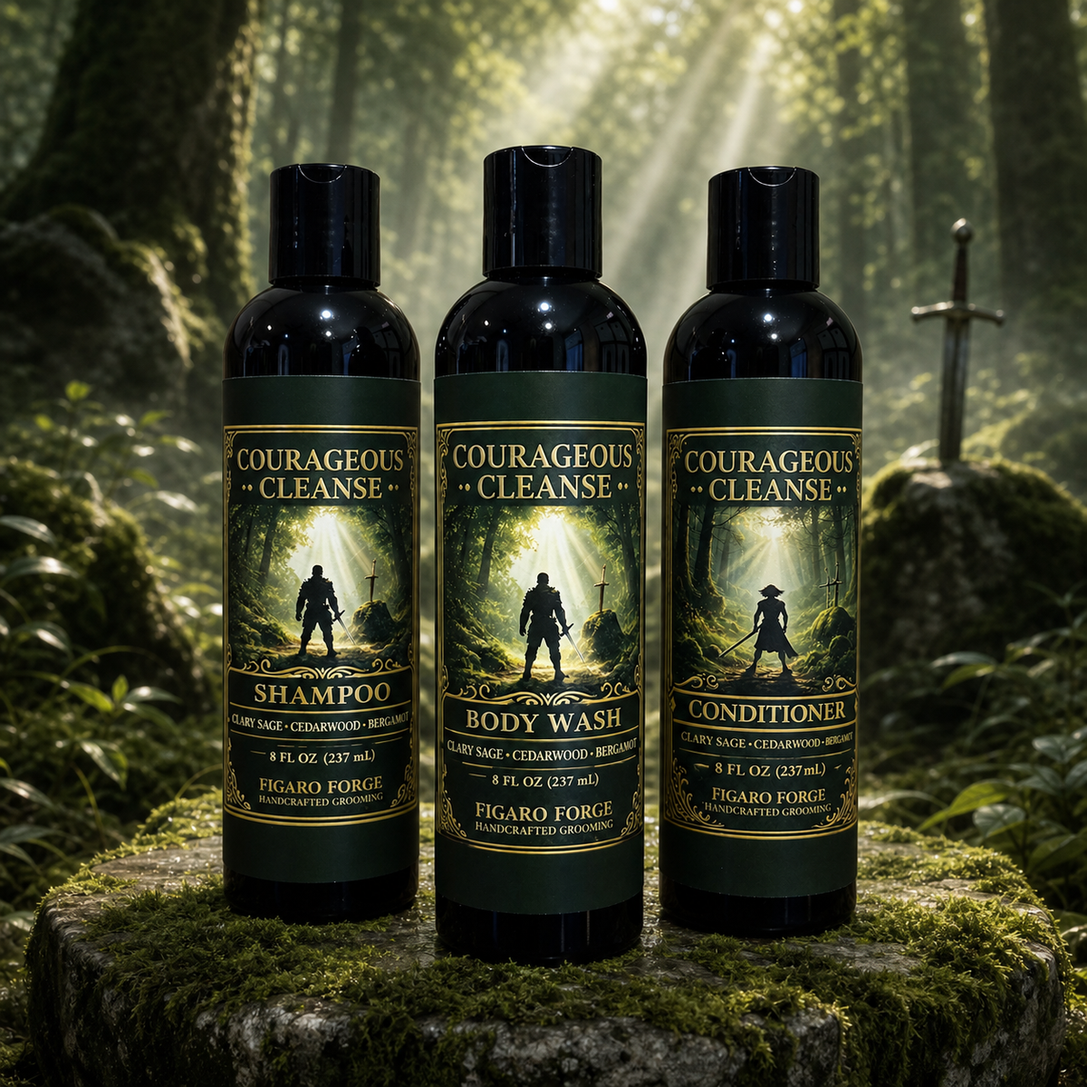 Courageous Cleanse Shower Reset Trio