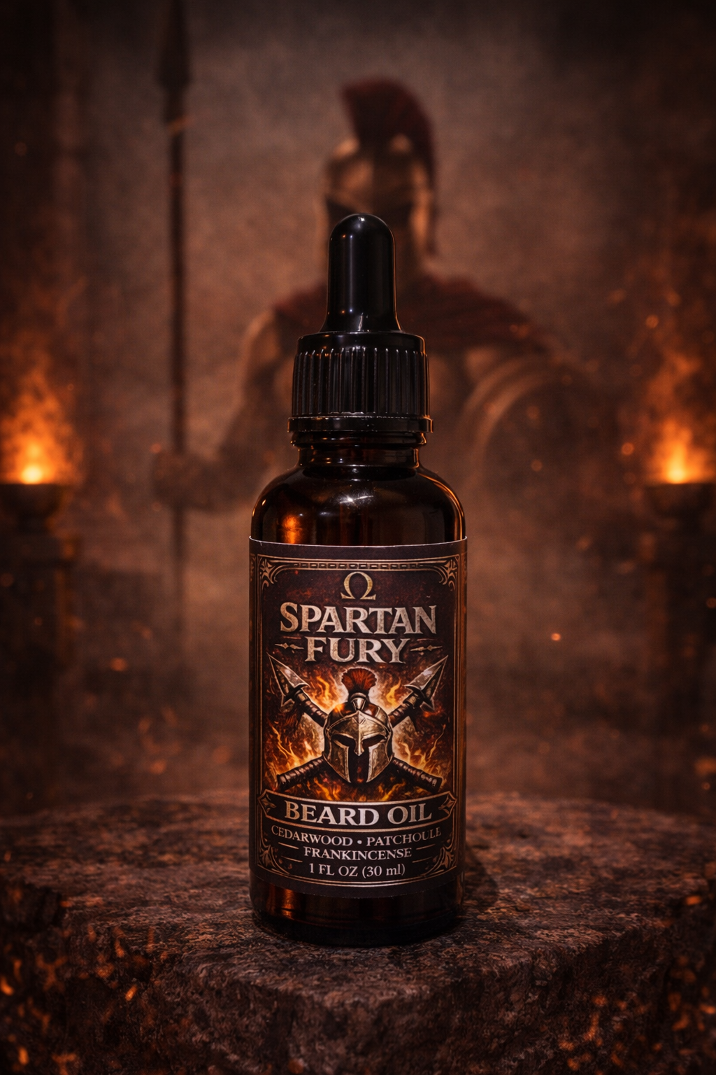 Spartan Fury Beard Oil by Figaro Forge