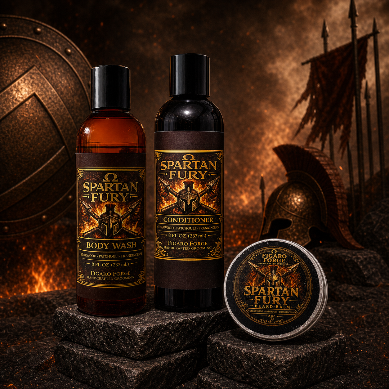 Spartan Fury Heavy Beard Reset bundle